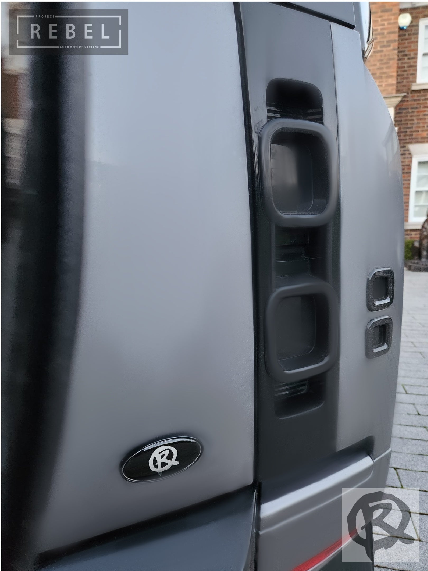 Defender L663 ABS Smoke Tail Light Cover