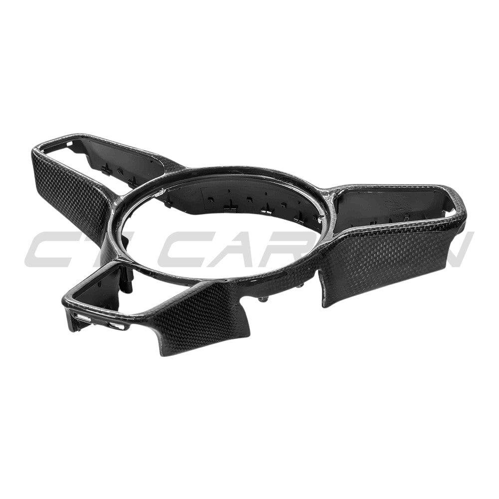 PORSCHE 911/CAYMAN/BOXSTER/CAYENNE/MACAN 2013+ STEERING WHEEL TRIM WITH SPORT CHRONO