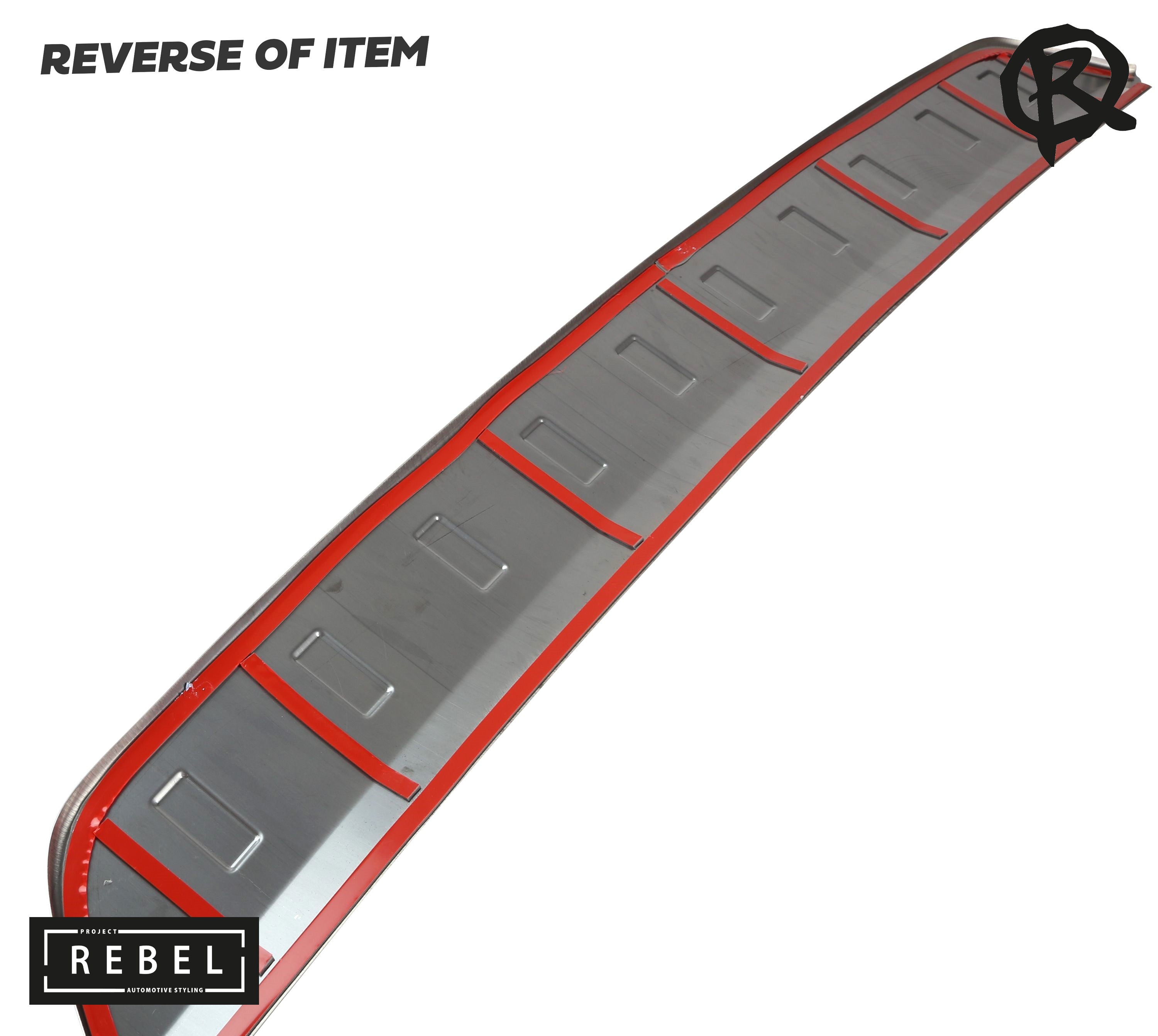 Defender L663 Extended Tailgate Scratch Protection Trim v2 - Gloss Black