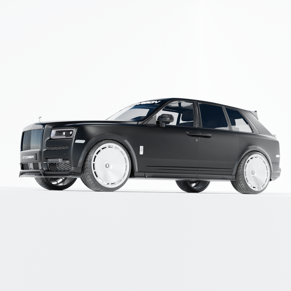ROLLS ROYCE CULLINAN CARBON FIBRE SIDE SKIRTS - CT DESIGN