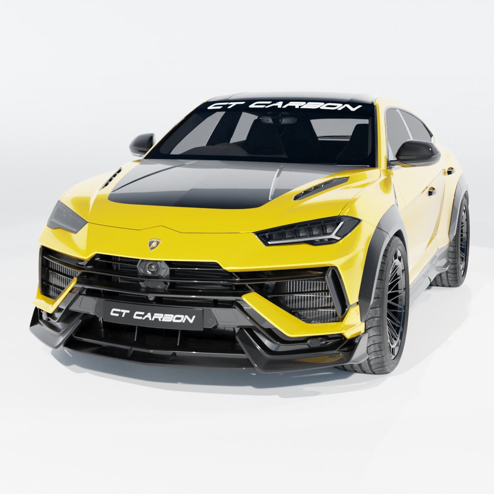 front-side of lamborghini urus performante ct design full carbon fibre kit